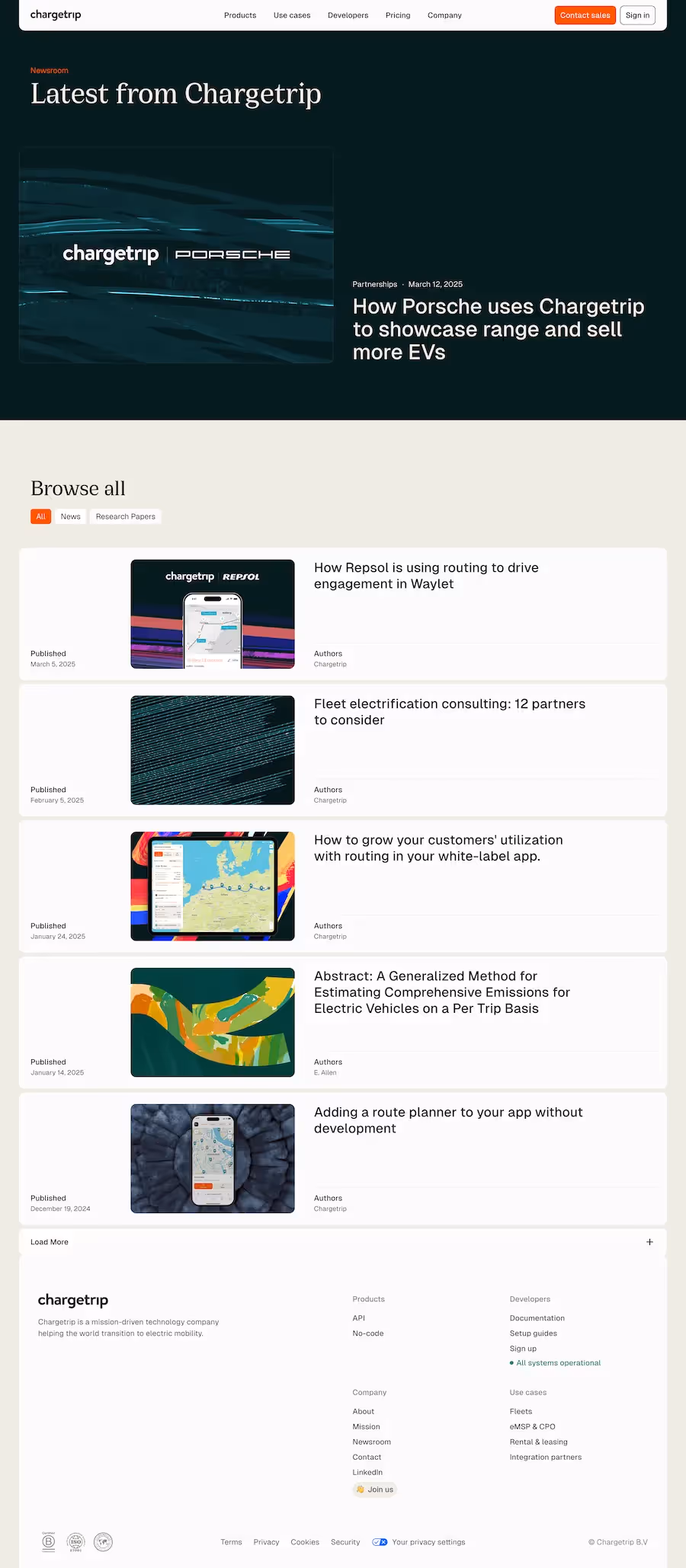 Chargetrip Press Page