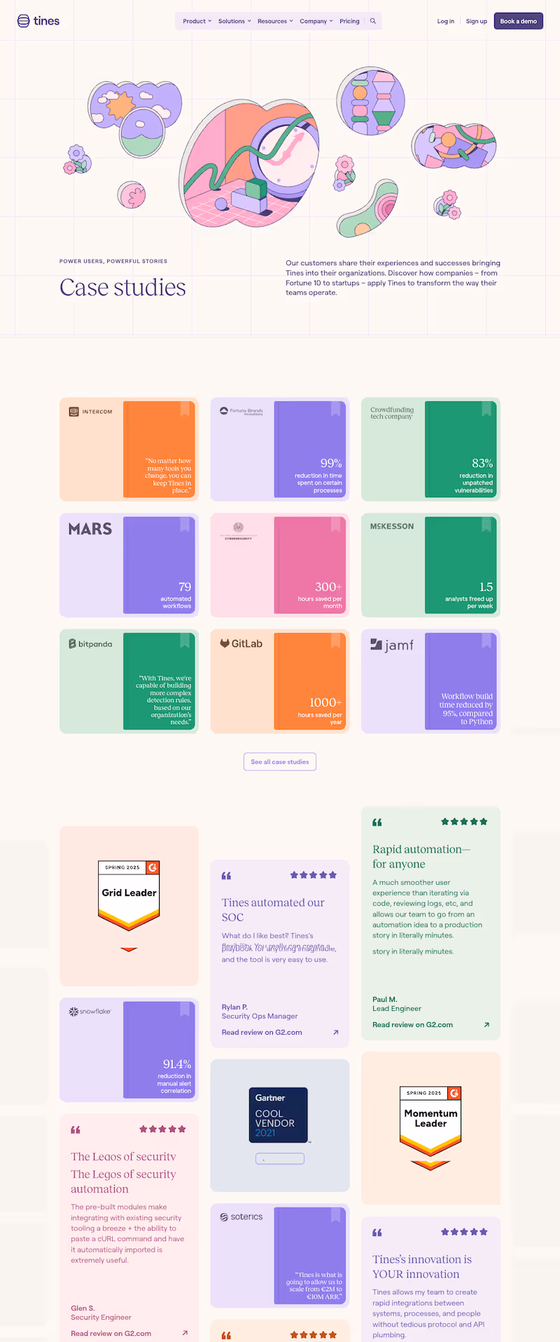 Tines Case Studies Page