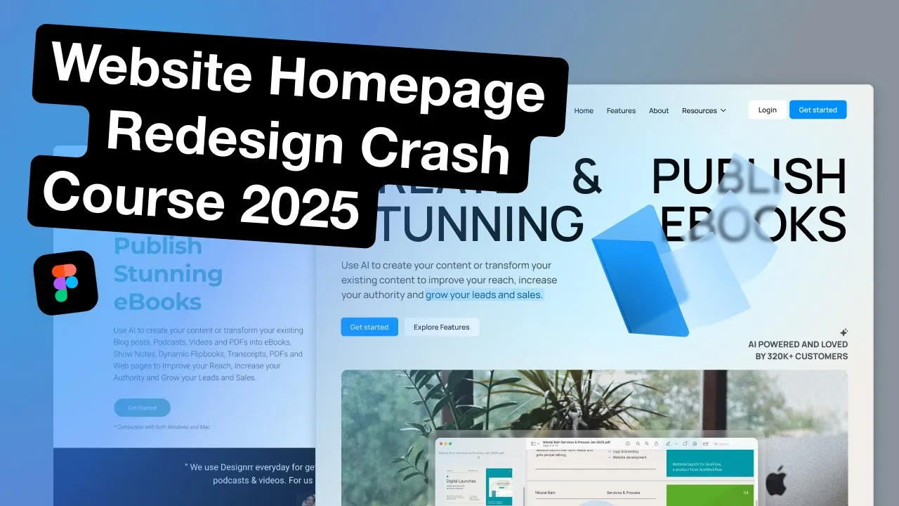 Website Homepage Redesign Crash Course