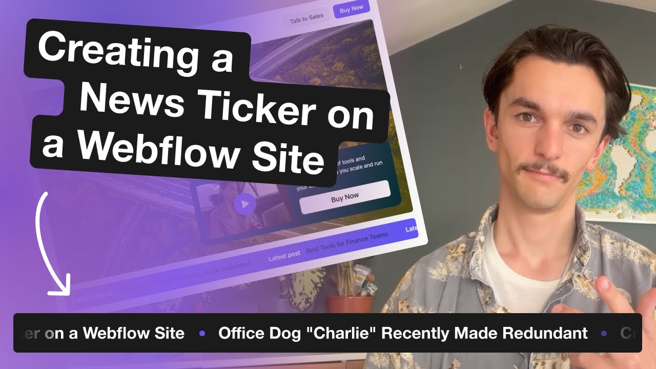 Creating a News Ticker on a Webflow Site