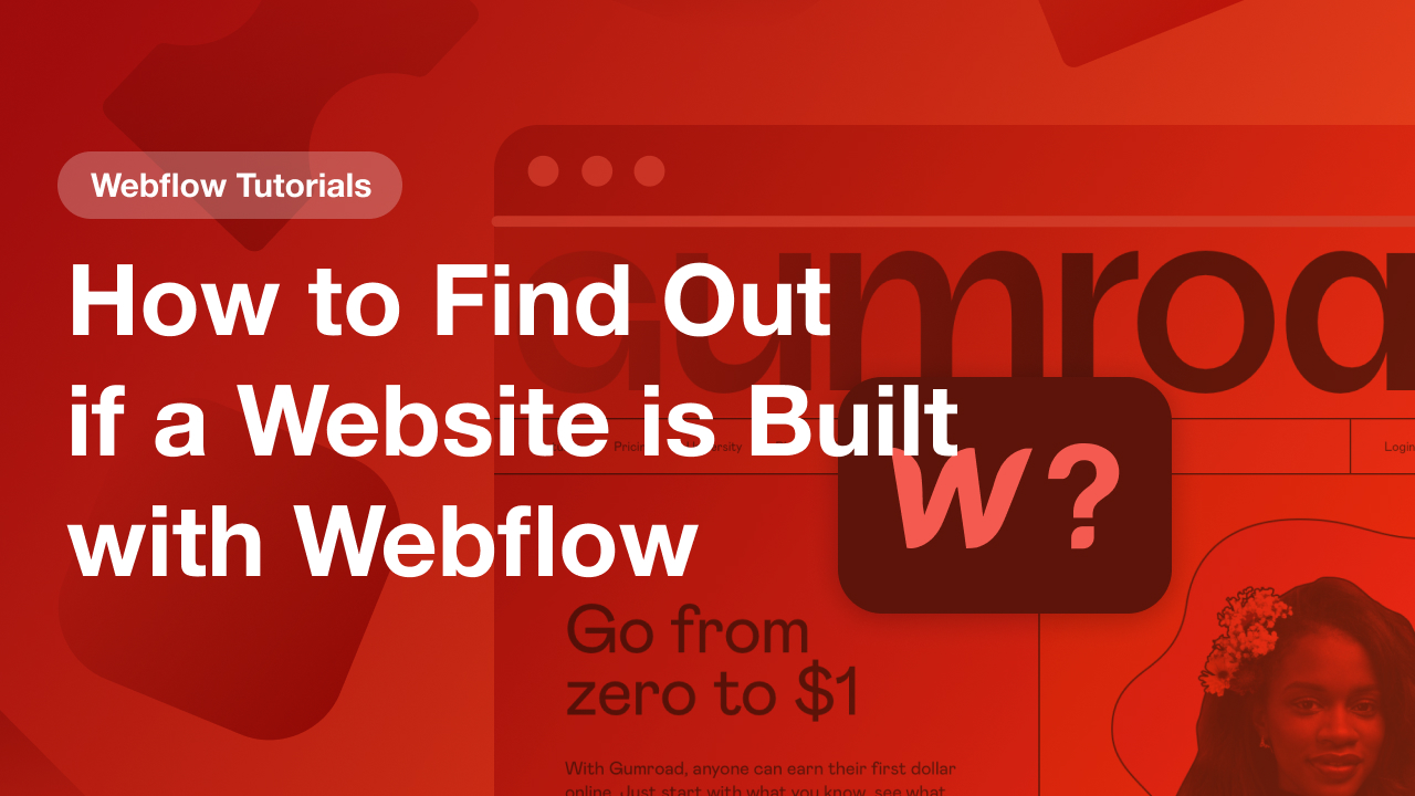 Find Out if a Website is Built with Webflow