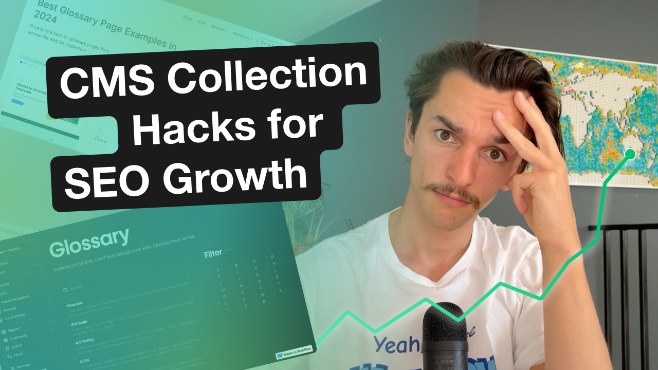 Generating SEO-Focused Simple CMS Collections in Webflow