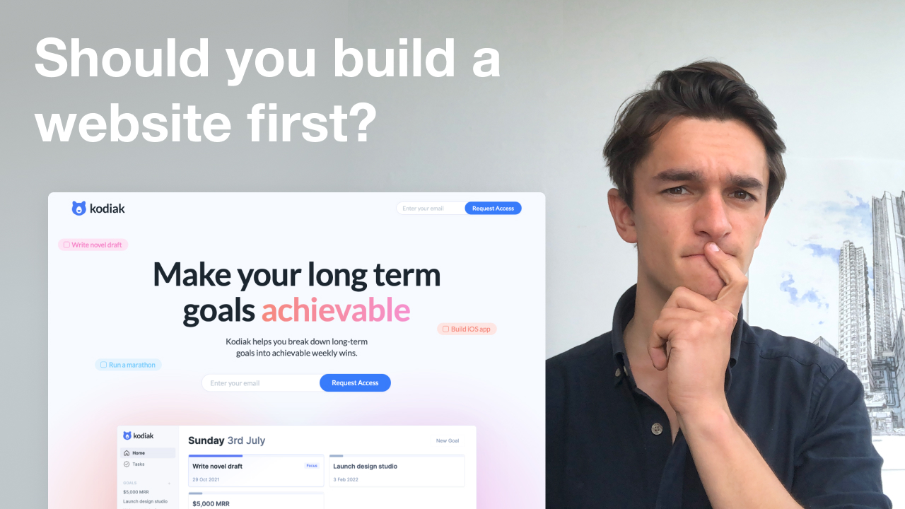 Why I Built a Website for a Product that Isn't Finished
