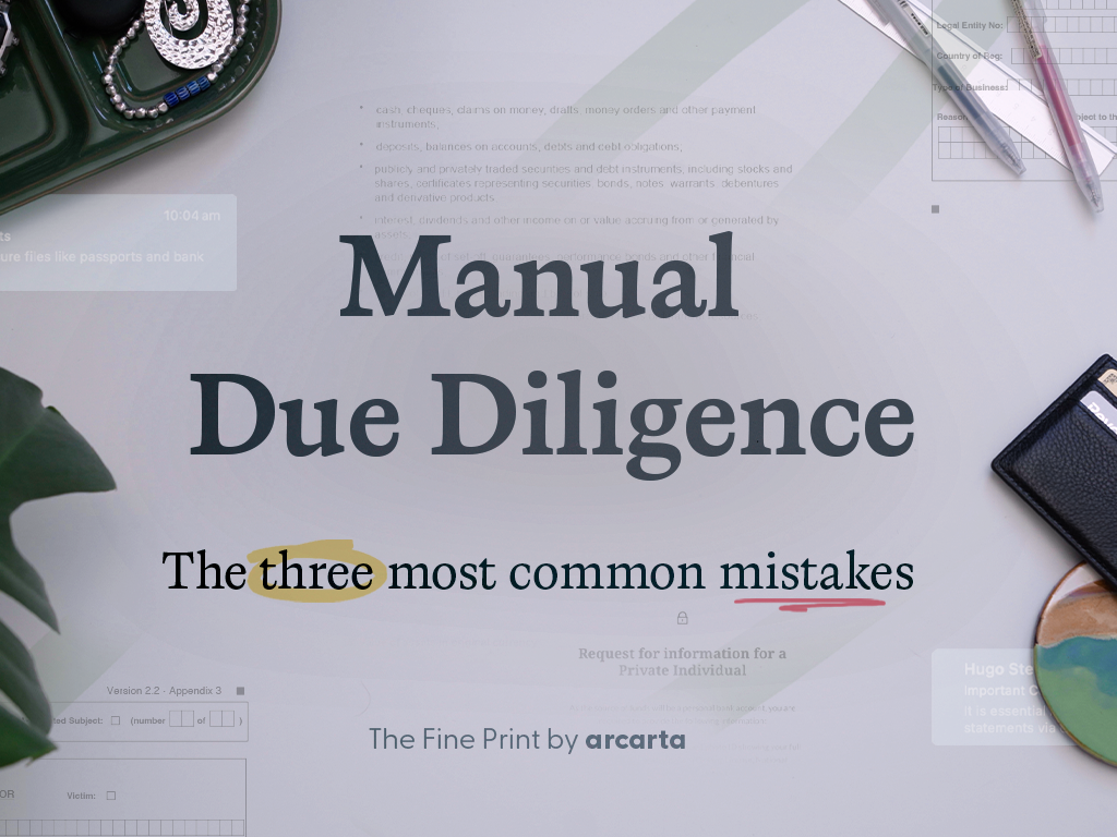 The Problem with Manual Due Diligence