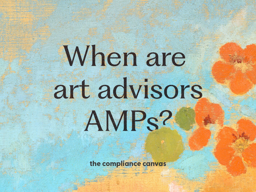 Are art advisors Art Market Participants?