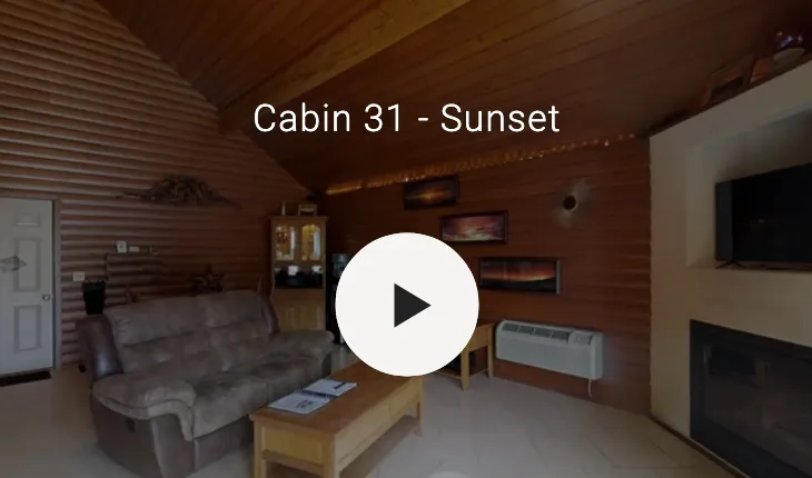 3D video of cabin interior