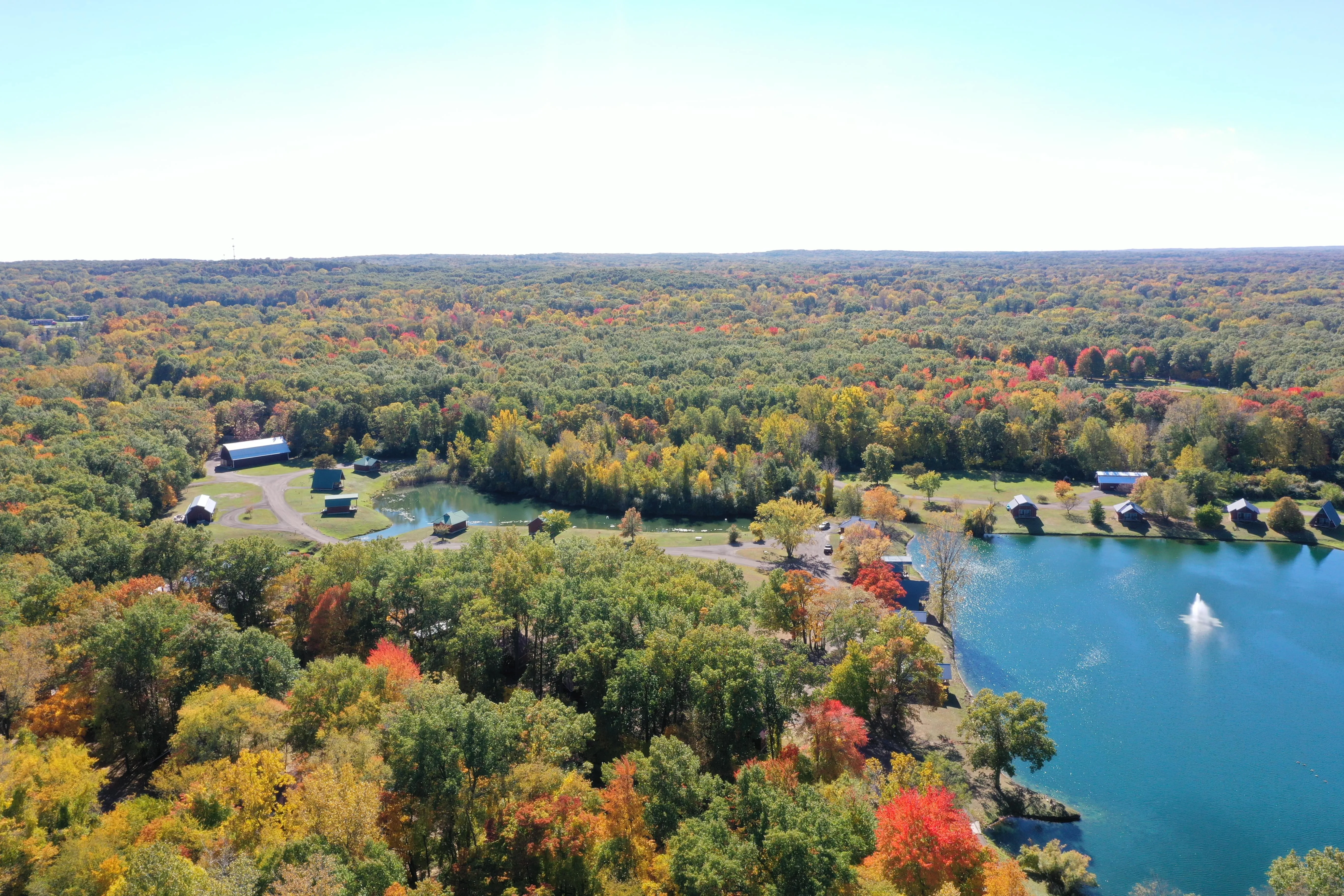aerial view of resort property serenity springs