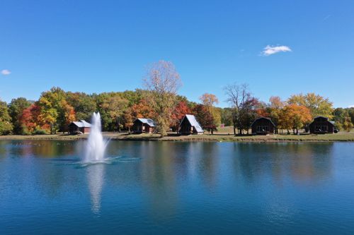 Lakefront cabins beautiful water fountain serenity springs