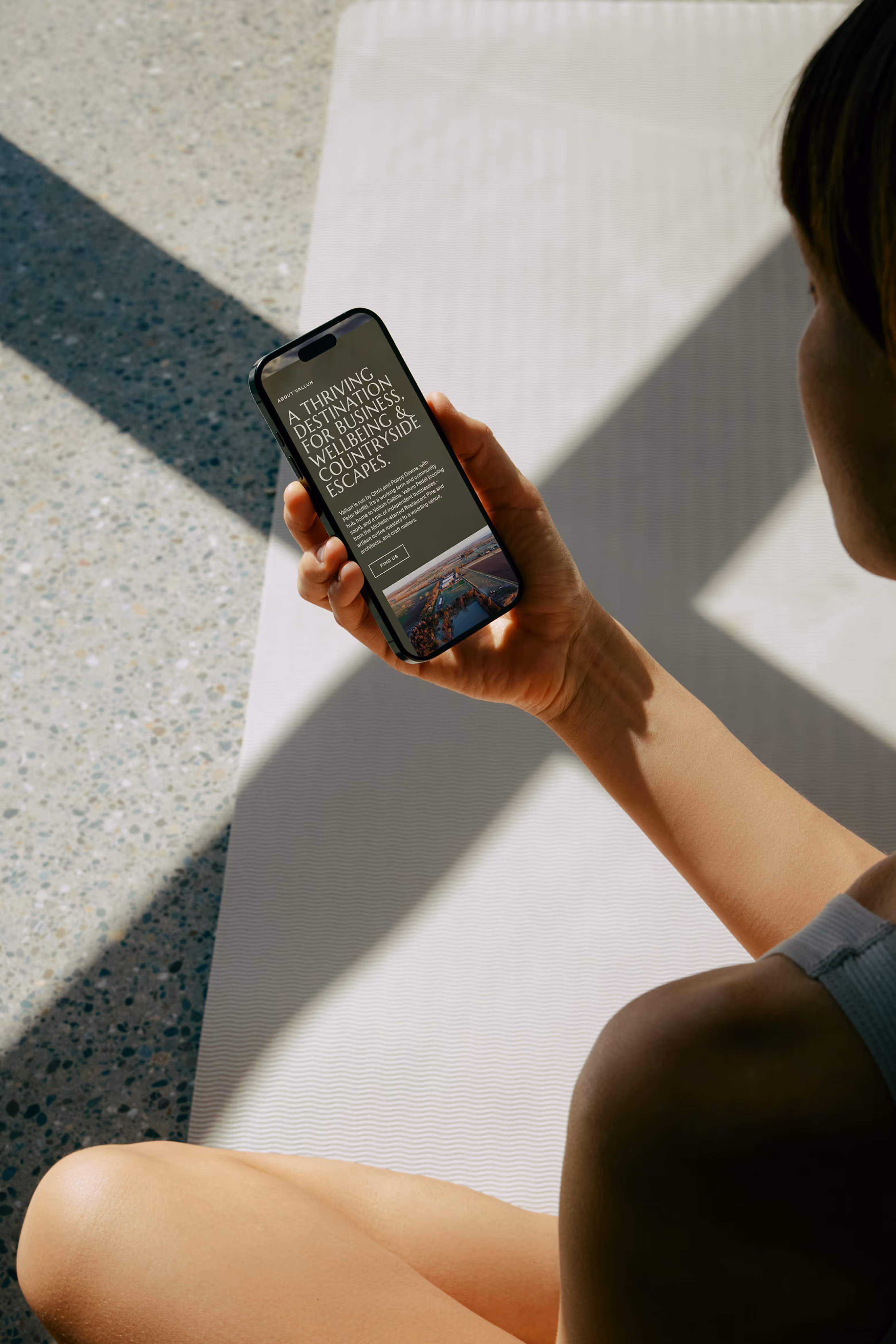 Vallum website on mobile