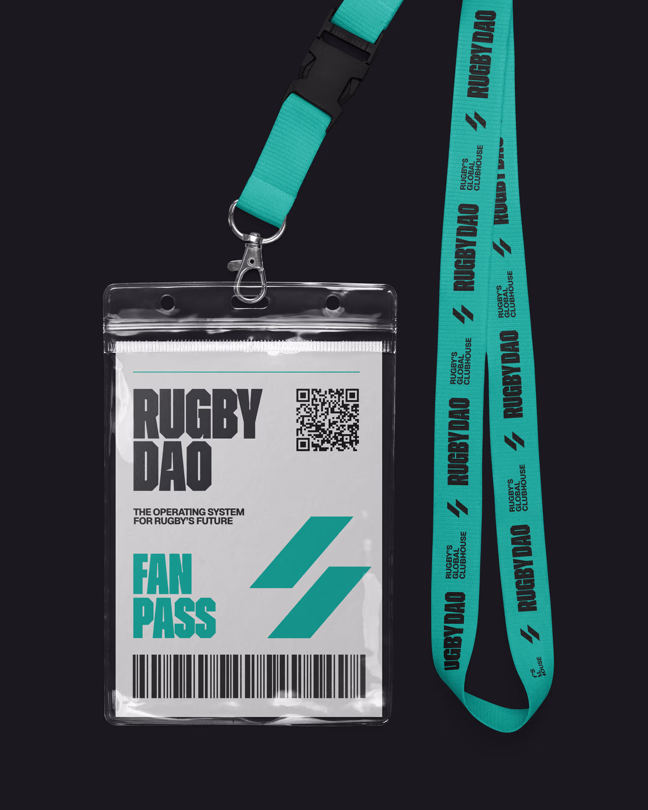RugbyDAO lanyard mockup