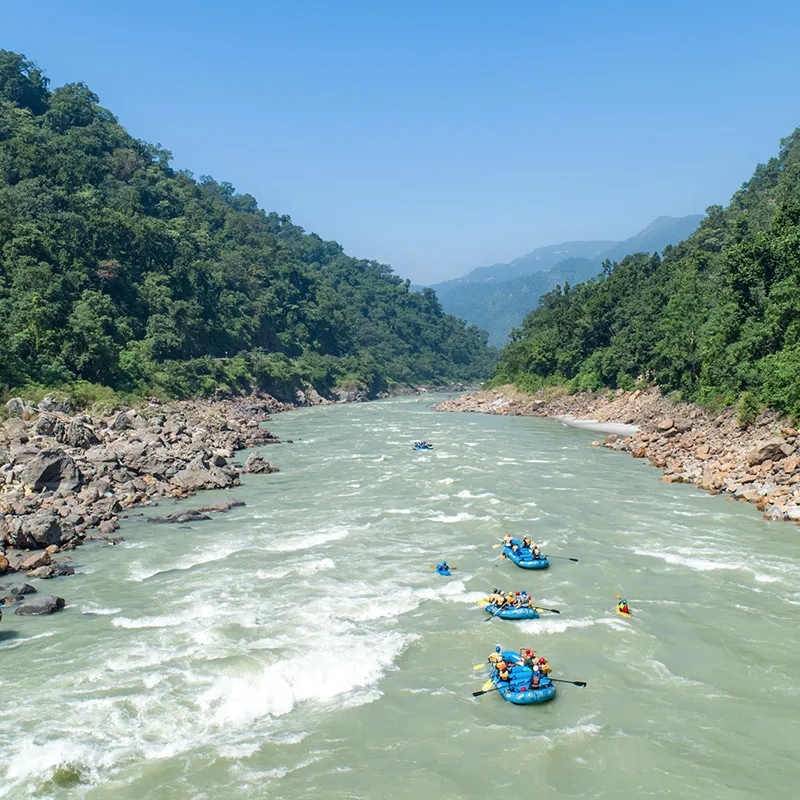 river rafting at the absolute journey