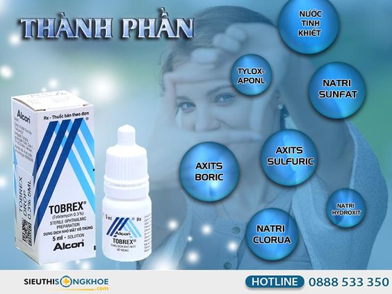 Nhỏ Mắt Tobrex [Chính Hãng] {45.000vnđ} - Nuôi Dưỡng Và Bảo Vệ Mắt