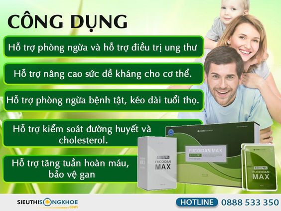 Fucoidan Max [Chính Hãng]{6.800.000vnđ} - Hỗ Trợ Điều Trị Ung Thư