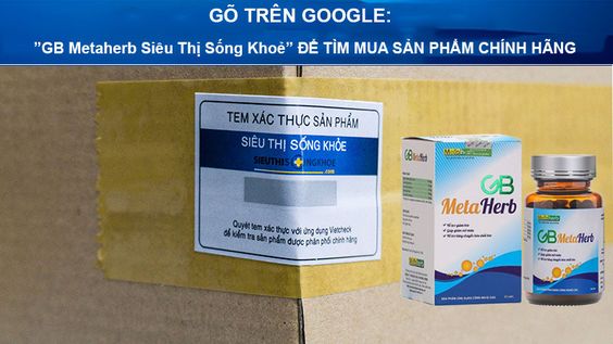 GB Metaherb [Chính Hãng] {790.000vnđ} - Giảm Béo An Toàn, Hiệu Quả