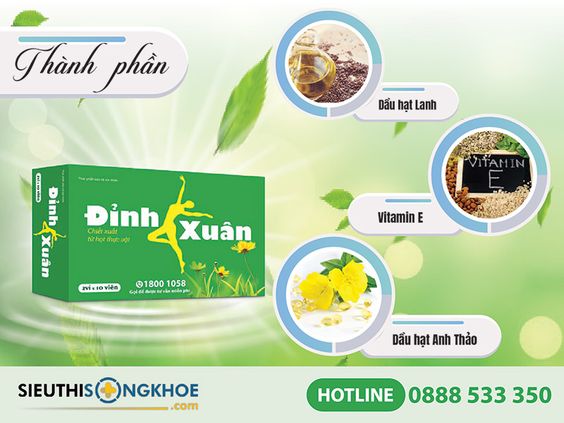 Đỉnh Xuân - Viên Uống Hỗ Trợ Sinh Lý & Cân Bằng Nội Tiết Tố Nữ
