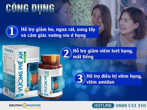 Vương Phế An [Chính Hãng] {550.000vnđ}- Hỗ Trợ Trị Viêm Họng, Amidan