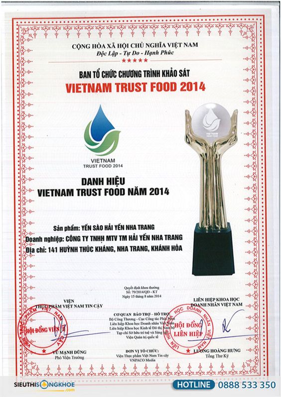 Yến Sào Nha Trang The Hai Yen [Chính Hãng] {4.500.000vnđ}