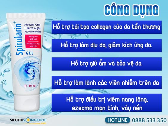 Spirularin GEL - Gel Dưỡng Da - Duy Trì Mềm Mịn - Duy Trì Sức Sốn