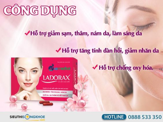 Ladorax [Chính Hãng]{140.000vnđ} - Giảm Nám, Giảm Thâm