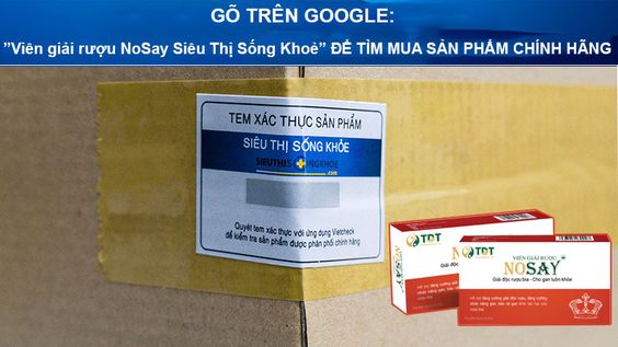 Viên Giải Rượu NoSay [Chính Hãng]{ 125.000VNĐ} - Giải Rượu Tức Thì