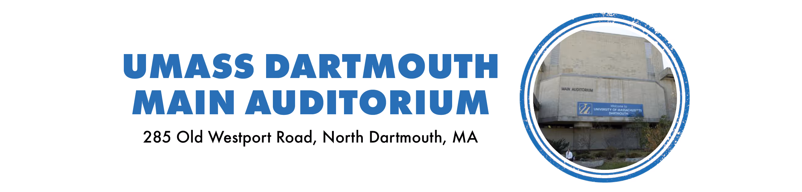 UMass Dartmouth Main Auditorium