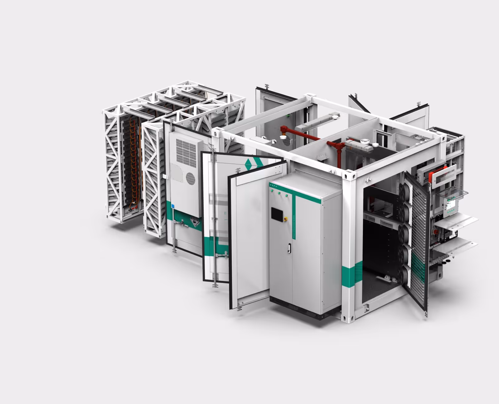 Ampd Energy Enertainer ESS unit, open