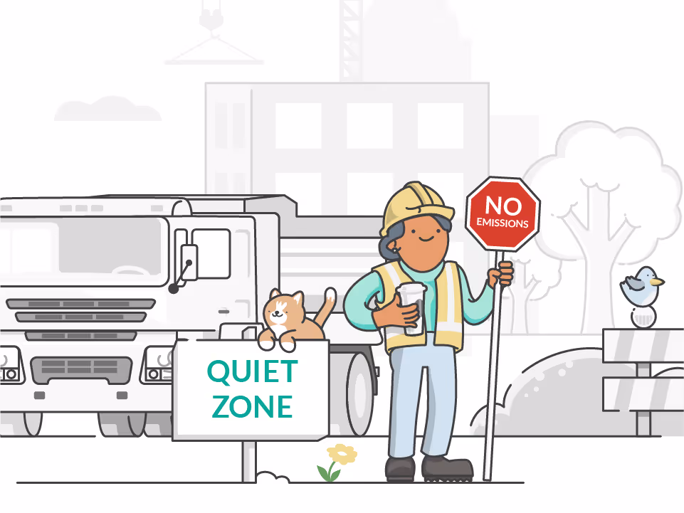 Construction Site Illustration