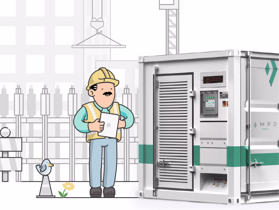 Illustration of man standing next to Entertainer generator