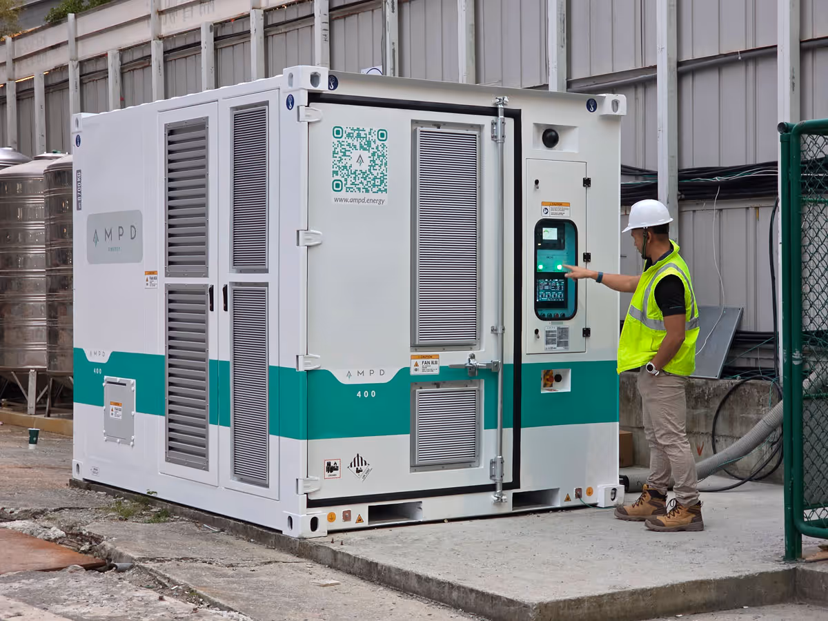 Ampd 400 on site