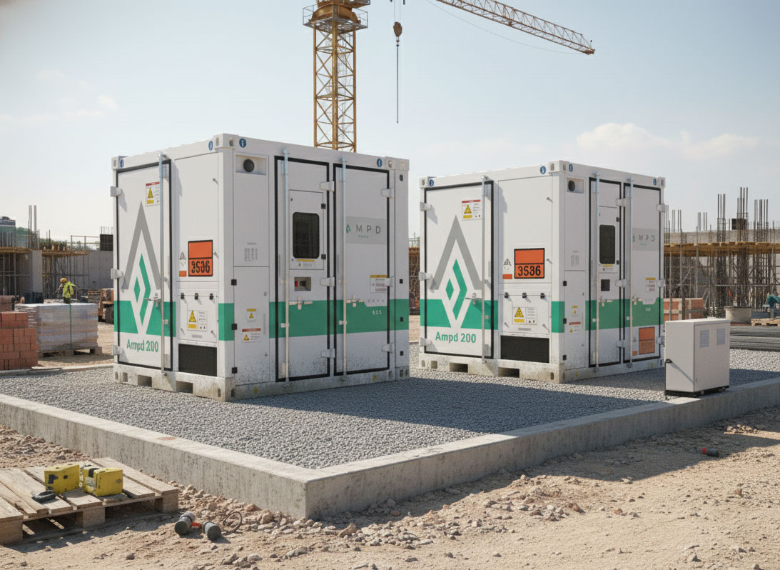 Ampd 200s on construction site