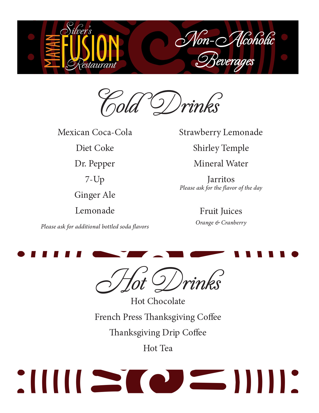 Non-Alcoholic Beverages