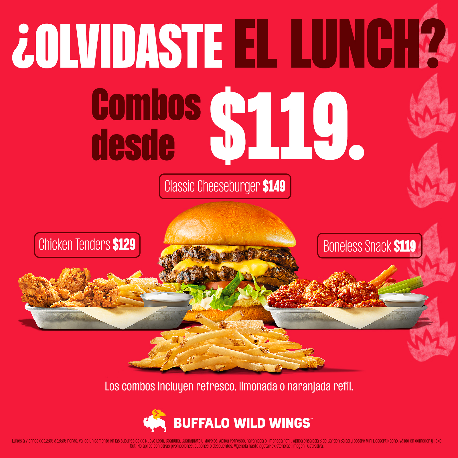 promociones buffalo wild wings