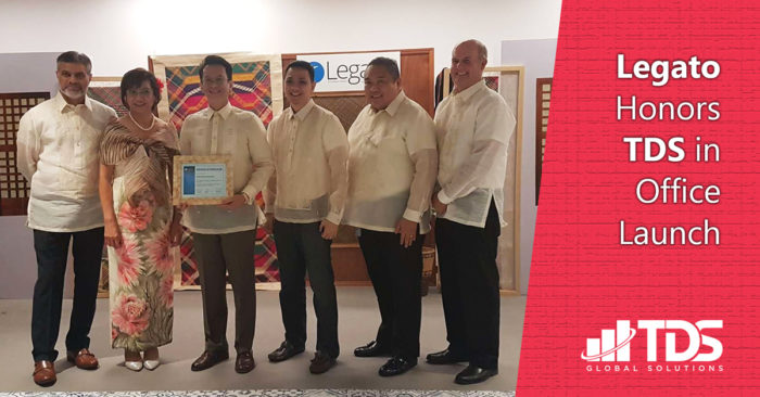 Legato Recognizes TDS Global Solutions at Philippine Office Launch