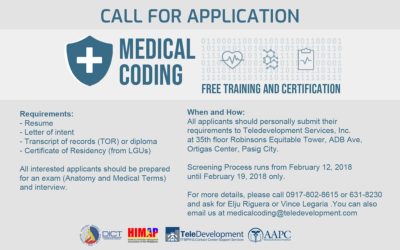 Filipino Tech Experts Set to Train as US Medical Coders and Billers
