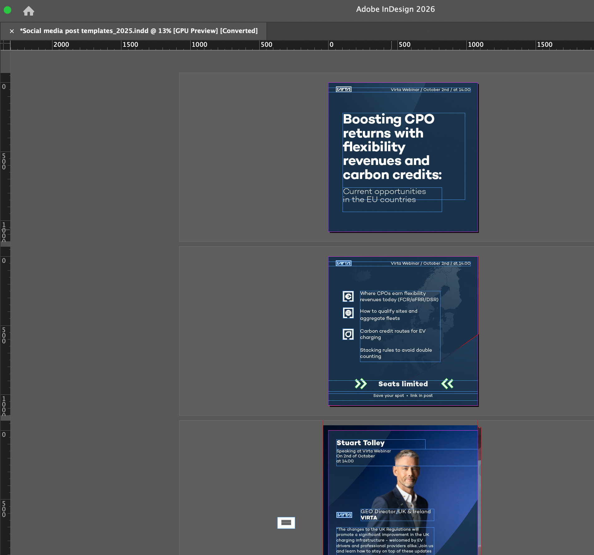 Kuvakaappaus Jukran suunnitteleman DOOH-mainoksen alusta. Kuvassa näkyy turkoosiksi värimääritelty räjähdys ja Ruisrockin warpattu logo.