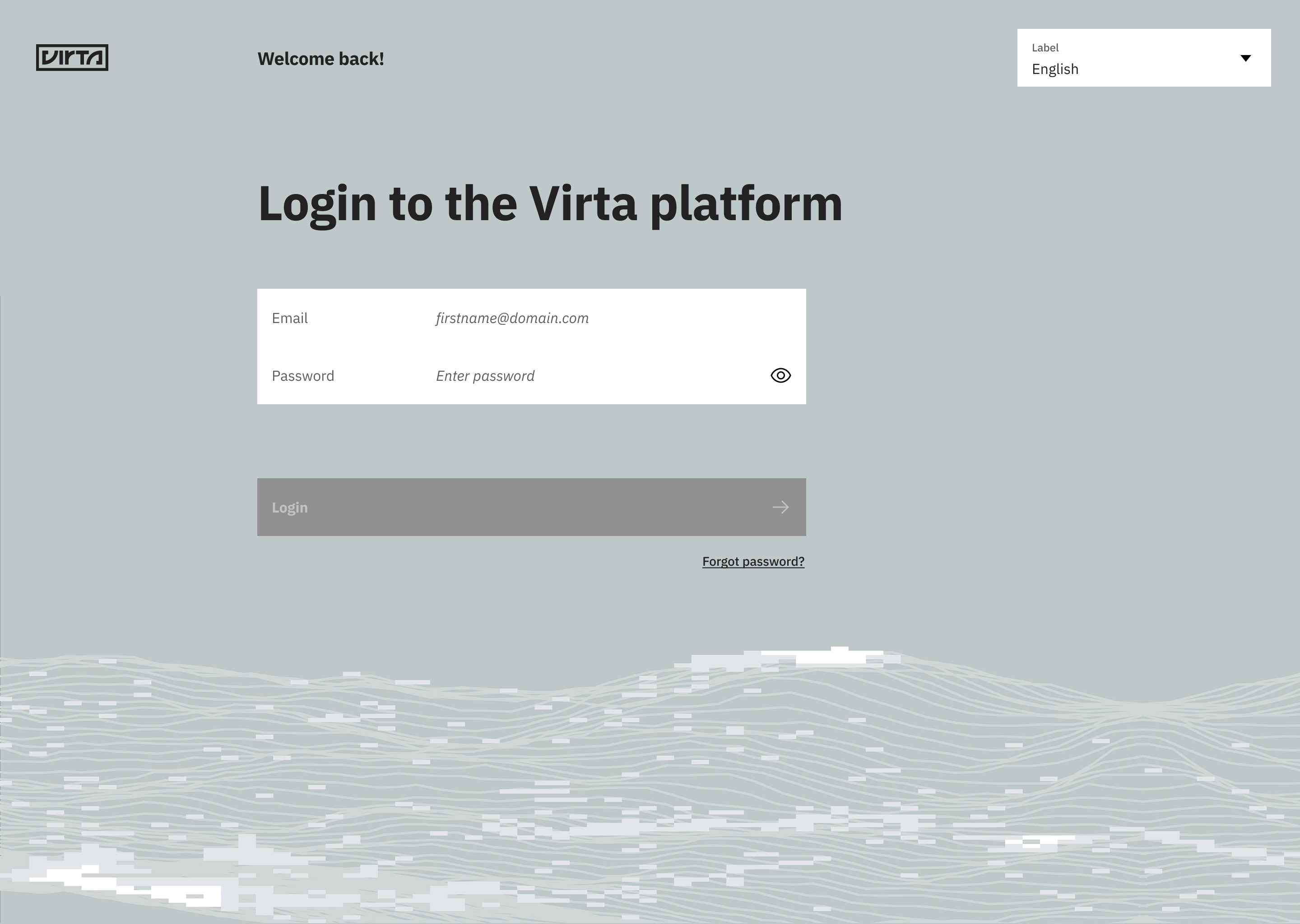 Kuvakaappaus Jukran suunnitteleman DOOH-mainoksen alusta. Kuvassa näkyy turkoosiksi värimääritelty räjähdys ja Ruisrockin warpattu logo.