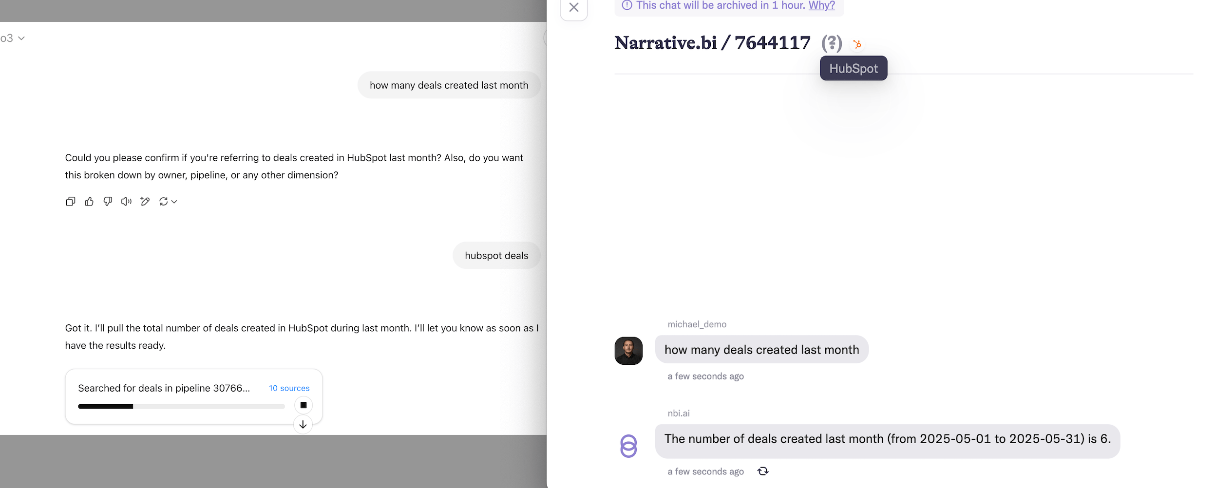 Narrative BI vs Chat GPT