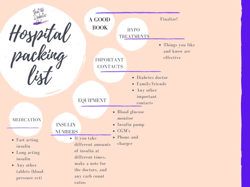 hospital packing list 