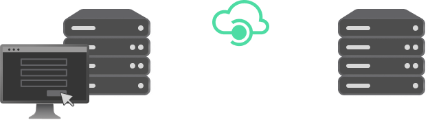 Client - SR Server illustration
