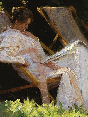Kroyer Roser painting detail of the roses