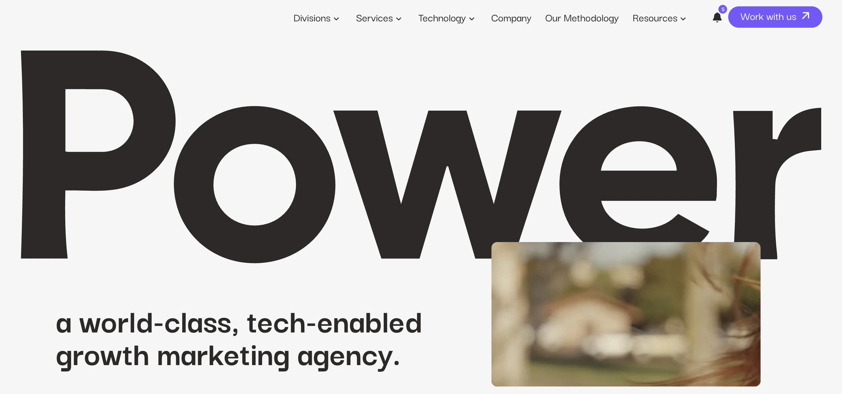 Screenshot of Power Digital