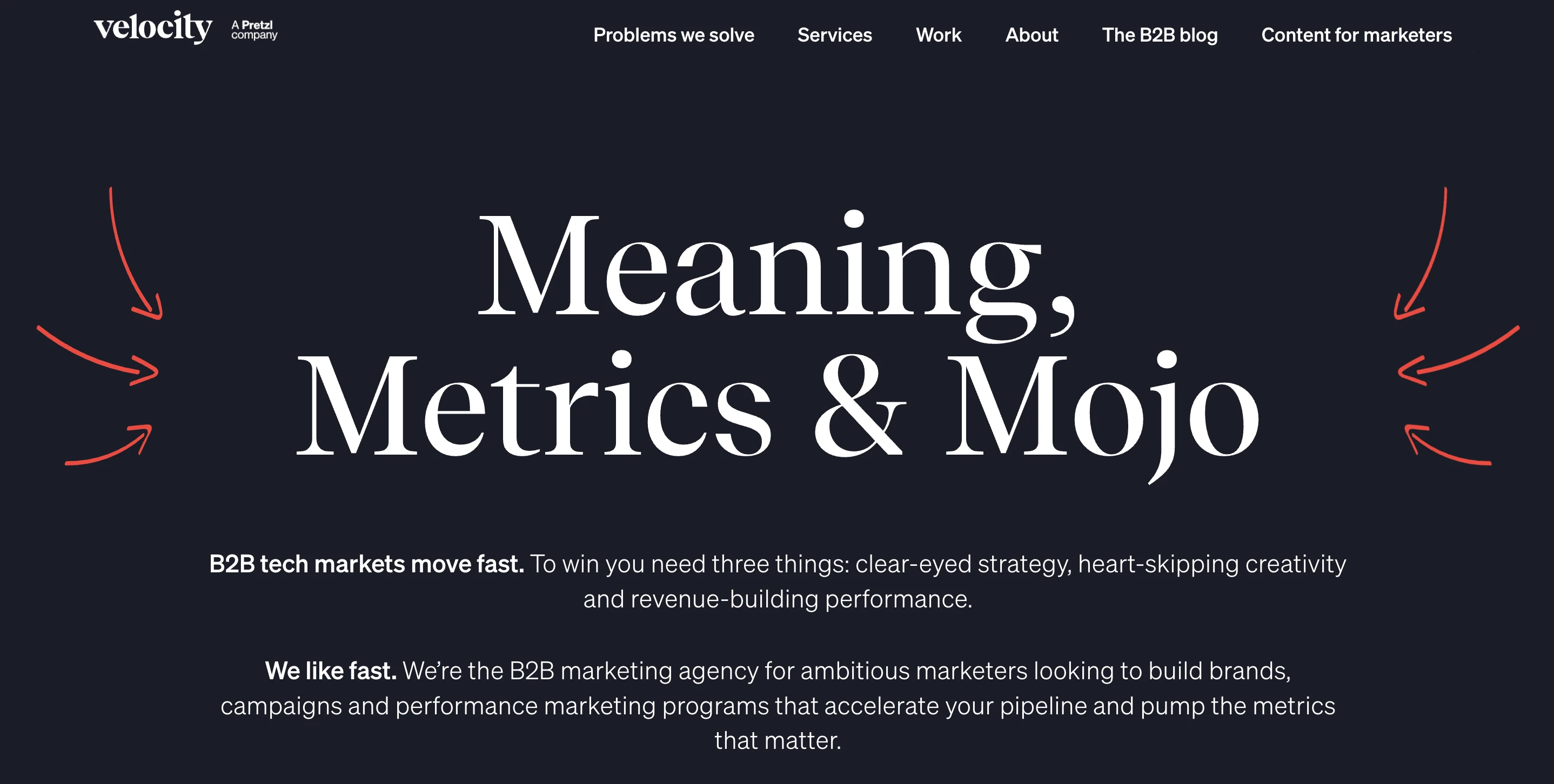 Screenshot of Velocity