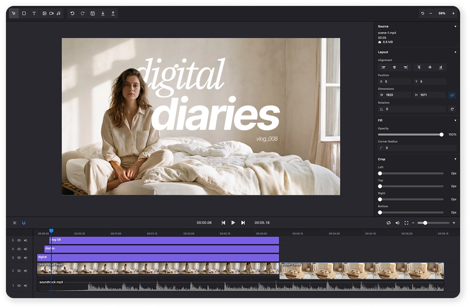 Merge videos online for free