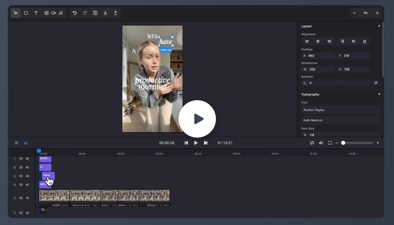How to use the online editor