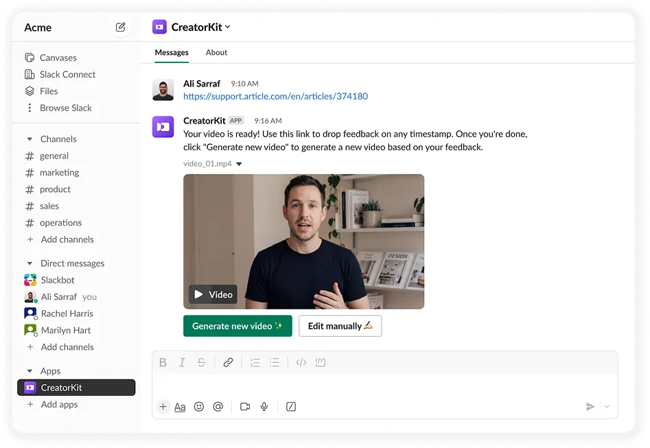 CreatorKit AI Video Agent