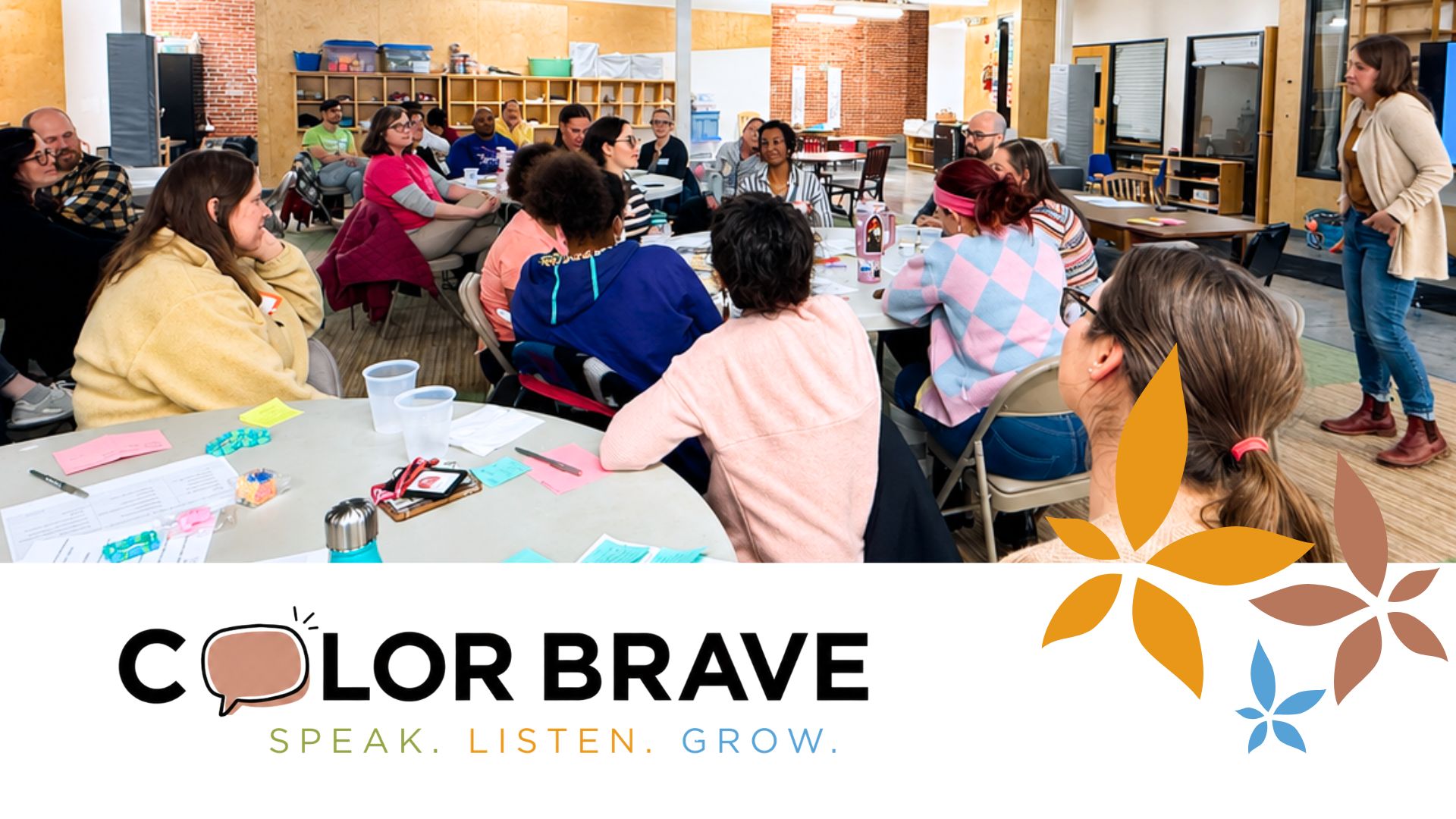 ColorBrave header image in brown