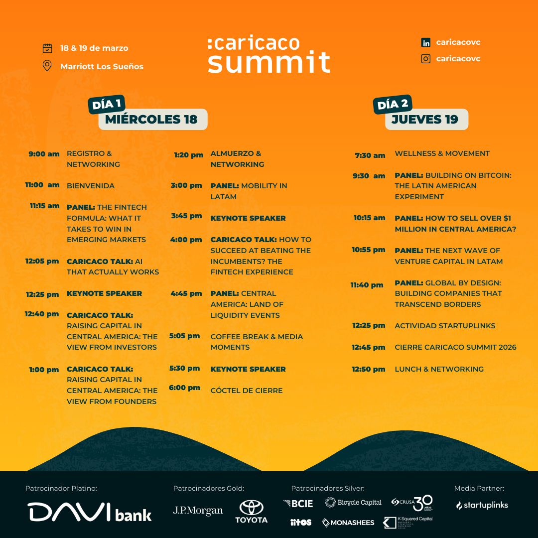 Agenda Caricaco Summit 2026