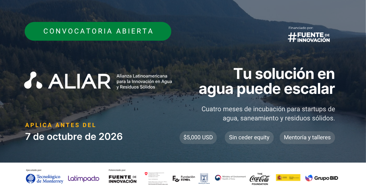 ALIAR - Programa para emprendimientos en agua, saneamiento y residuos solidos