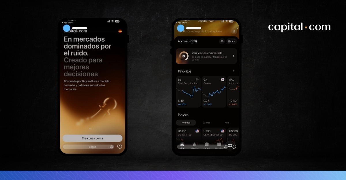 Aplicación Capital.com