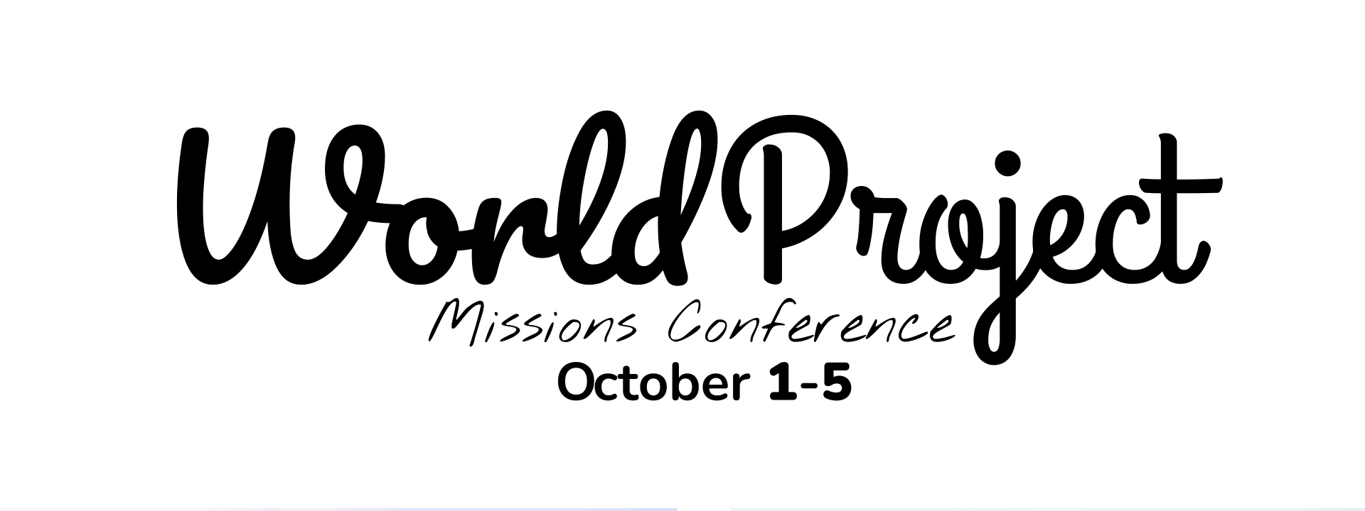 Missions Conference Kickoff
